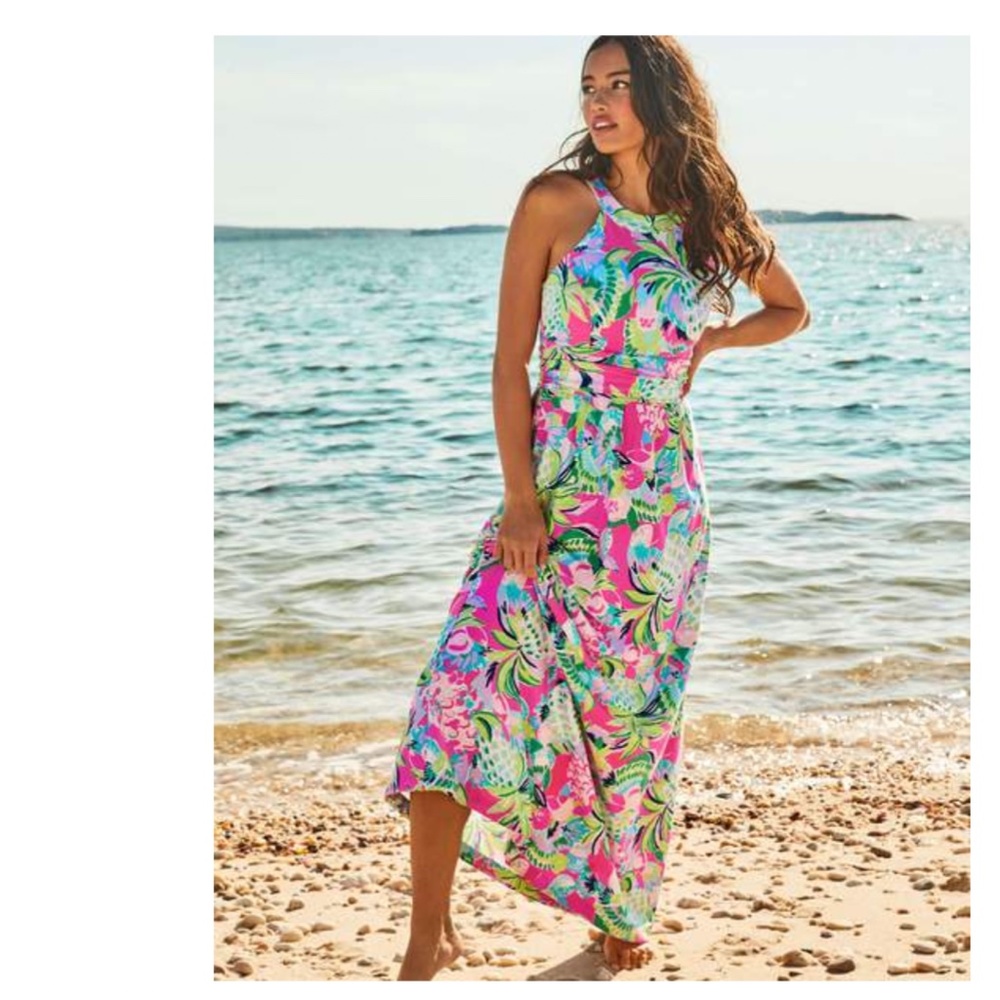 Lily Pulitzer - Tallula Maxi Dress - Multi Raise The Bar